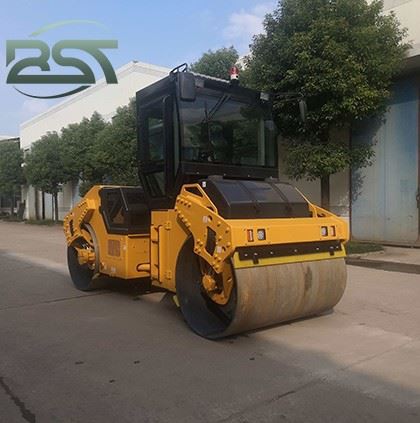 RD810H-FULL HYDRAULIC DOUBLE DRUM VIBRATORY ROLLER factory
